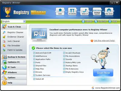 Registry Winner v5.8.4.27 Multilingual