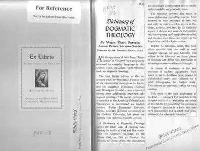 Dictionary of Dogmatic Theology