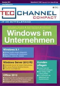 Tecchannel Compact Magazin (Windows im Unternehmen) November No 08 2013