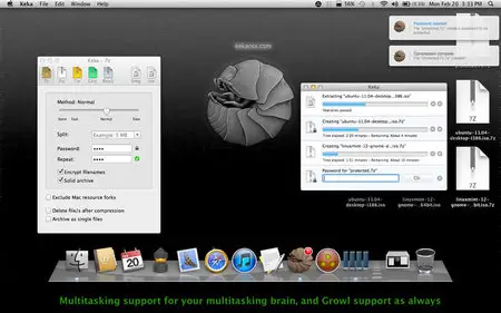 Keka v1.04 Multilingual Mac OS X