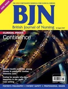 British Journal of Nursing - 10 August 2017