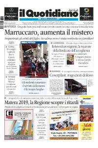 il Quotidiano del Sud Basilicata - 16 Gennaio 2018