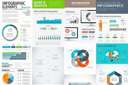 Infographic Elements - 10 Vector Templates
