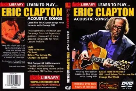 Lick Library - Learn to play Eric Clapton Acoustic Songs