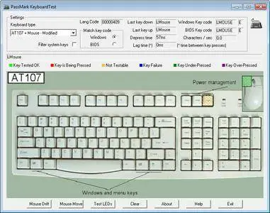 PassMark KeyboardTest 3.2.1000