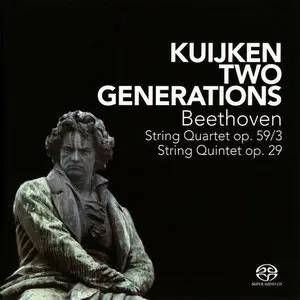 Beethoven - String Quartets op. 59/3 'Razumovsky'; String Quintet op. 29 (Two Generations Kuijken) (2007)