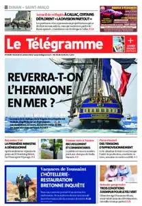 Le Télégramme Saint Malo – 21 octobre 2022