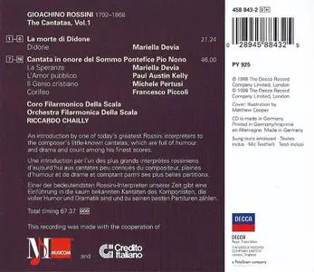 Riccardo Chailly, Orchestra e Coro Filarmonico della Scala - Gioacchino Rossini: The Cantatas, Vol.1 (1998)