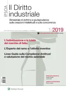 Il Diritto Industriale - Gennaio 2019