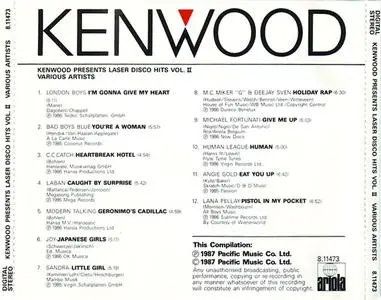 VA - Kenwood Presents Laser Disco Hits Vol. II (1987) {Ariola/Nippon Columbia}