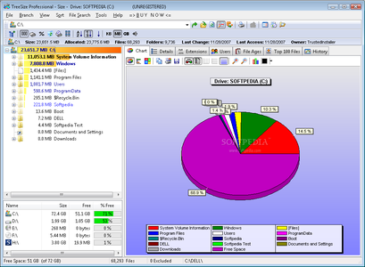 TreeSize Professional 5.1.0.404