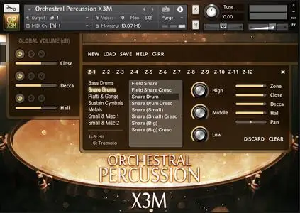 Strezov Sampling Orchestral Percussion X3M KONTAKT