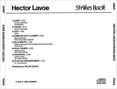 Hector Lavoe - Strikes Back (1987)