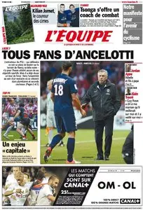 L'Equipe Edition du Samedi 27 Octobre 2012