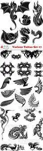 Vectors - Various Tattoo Set 17