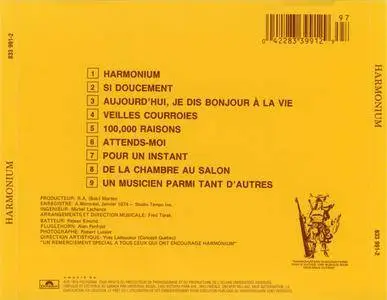 Harmonium - s/t (1974) {198x Polydor Canada}