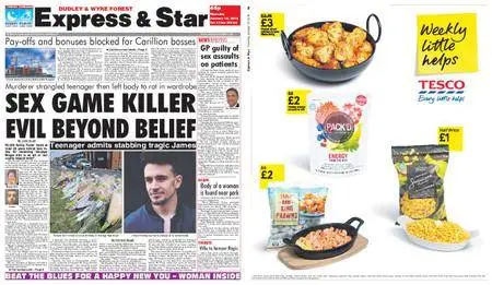 Express and Star Dudley and Wyre Forest Edition – January 18, 2018