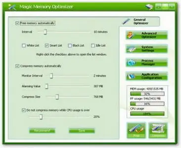 Magic Memory Optimizer 8.2.1.630