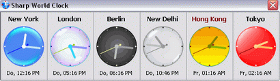 Portable Sharp World Clock 4.21