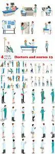 Vectors - Doctors and nurses 13