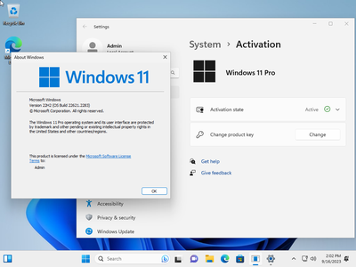 Windows 11 Pro 22H2 Build 22621.2283 (No TPM Required) With Office 2021 Pro Plus Multilingual Preactivated September 2023