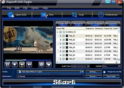 Bigasoft DVD Ripper 3.1.5.4561 Multilingual