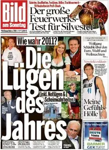 Bild am Sonntag vom 25. Dezember 2011