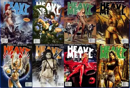 Heavy Metal Magazine, 2007 (Vol.30 №06, Vol.31 №01,02,03,04,05) + specials