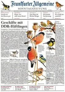 Frankfurter Allgemeine Zeitung am Sonntag, 19. Januar 2014