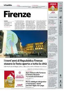 la Repubblica Firenze - 18 Ottobre 2018