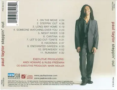 Paul Taylor - Steppin' Out (2003) [Peak Records, PKD-8516-2]