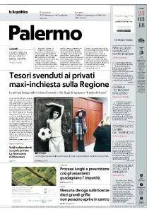 la Repubblica Palermo - 23 Marzo 2018