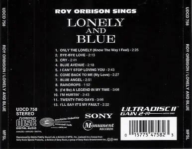 Roy Orbison - Sings Lonely And Blue (1960) [MFSL UDCD 758]