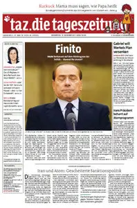 Tageszeitung TAZ vom 10 November 2011