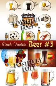 Beer #3 - Stock Vector