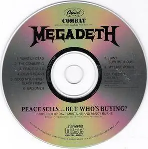 Megadeth - Peace Sells...But Who's Buying (1986) {Combat/Capitol} **[RE-UP]**