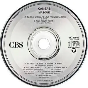Kansas - Masque (1975) [Non-Remastered] Re-Up