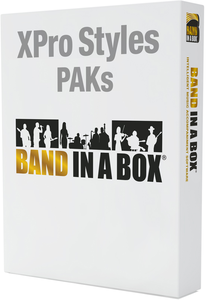 PG Music XPro Styles PAK 1 for Band-in-a-Box and RealBand