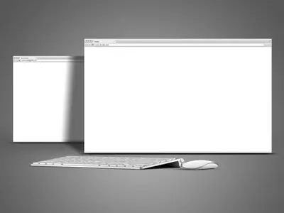 Browser Mock-Up Template PSD