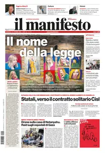 il Manifesto - 20 Ottobre 2024