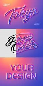 Gradient Holo Text & Logo Effect for Photoshop