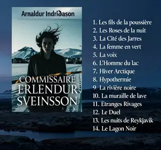 Arnaldur Indriðason, "Commissaire Erlendur Sveinsson", 14 Audiobooks