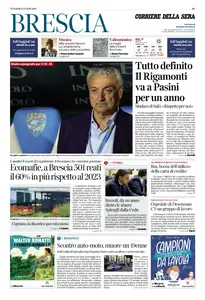 Corriere della Sera Brescia - 11 Luglio 2025