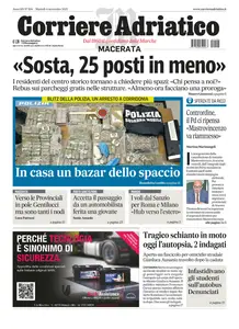 Corriere Adriatico Macerata - 4 Novembre 2025
