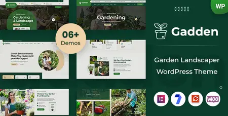 Gadden - Garden Landscaper WordPress Theme 44385075