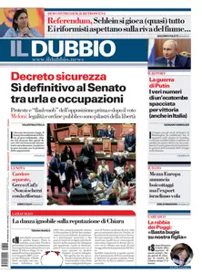 Il Dubbio - 5 Giugno 2025