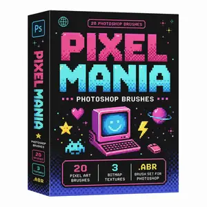 Pixel Mania Photoshop Brushes