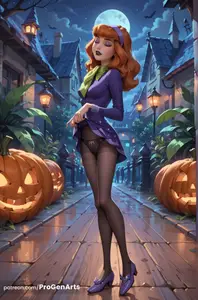 Daphne Blake - Halloween (AI Generated)