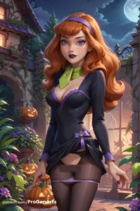 Daphne Blake - Halloween (AI Generated)