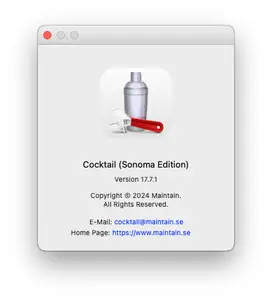 Cocktail Sonoma Edition 17.7.1 macOS